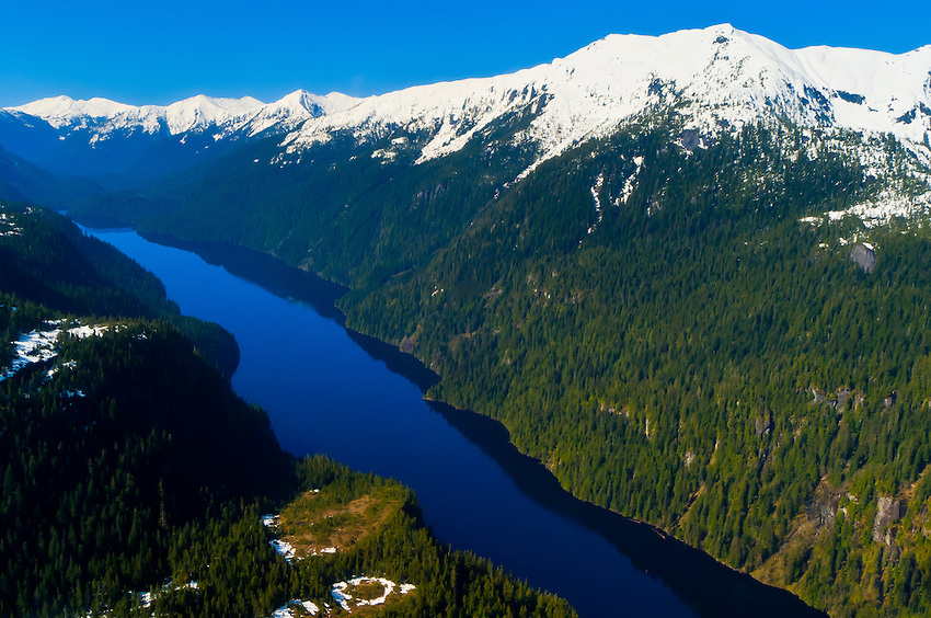 Aerial view, Misty Fjords National Monument, near Ketchikan, southeast Alaska, USA