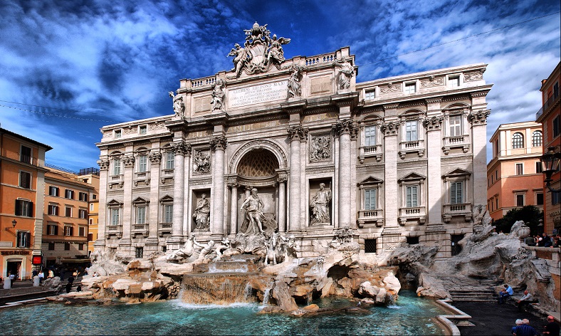 roma fontana di trevi 1